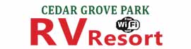 Ad for Cedar Grove RV Resort