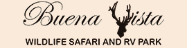 Ad for Buena Vista Wildlife Safari and RV Park