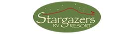 logo for Stargazers RV Resort