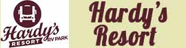 logo for Hardy's Resort