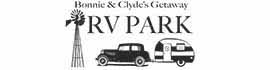 logo for Bonnie & Clyde's Getaway RV Park