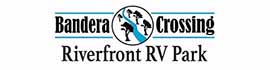 logo for Bandera Crossing Riverfront RV Park