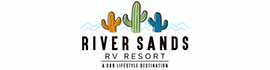 logo for River Sands RV Resort
