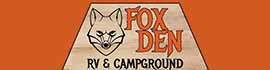 logo for Fox Den RV & Campground