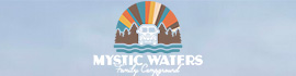 Ad for Mystic Waters Family Campground