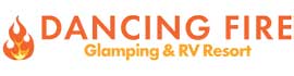 Ad for Dancing Fire Glamping And RV Resort