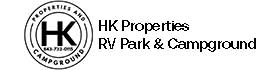 Ad for HK Properties RV Park & Campground