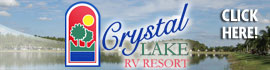 Ad for Crystal Lake RV Resort