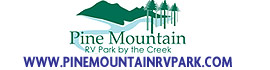 logo for Pine Mountain RV Park by the Creek