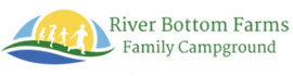 logo for River Bottom Farms Family Campground