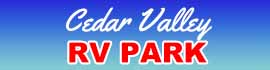 Ad for Cedar Valley RV Park