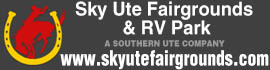 Ad for Sky Ute Fairgrounds & RV Park