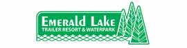 Ad for Emerald Lake Trailer Resort & Waterpark