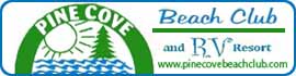 logo for Pine Cove Beach Club & RV Resort