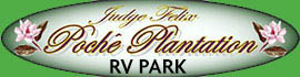 Ad for Poche Plantation RV Resort