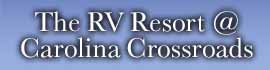 logo for The RV Resort at Carolina Crossroads