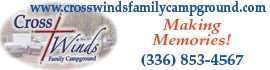 Ad for Cross Winds Family Campground