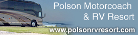 Ad for Polson Motorcoach Resort