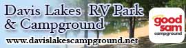 logo for Davis Lakes RV Park and Campground