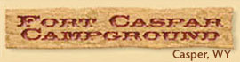 Ad for Fort Caspar Campground