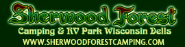 Ad for Sherwood Forest Camping & RV Park