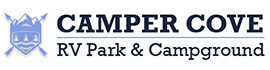 Ad for Camper Cove Garden RV Park & Campground