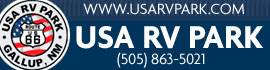 logo for USA RV Park