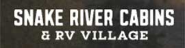 logo for Snake River Cabins & RV Village