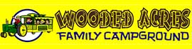 Ad for Wooded Acres Family Campground
