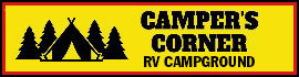 Ad for Campers Corner RV Campground