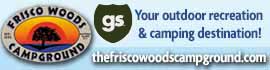 logo for Frisco Woods Campground