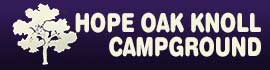 Ad for Hope Oak Knoll Campground