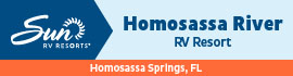 Ad for Sun Retreats Homosassa River