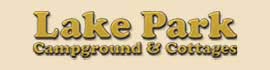 Ad for Lake Park Campground & Cottages