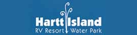 Ad for Hartt Island RV Resort & Waterpark