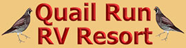 Ad for Quail Run RV Resort