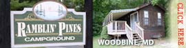Ad for Ramblin' Pines Family Campground & RV Park
