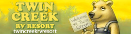Ad for Twin Creek RV Resort