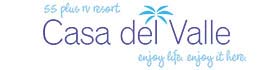 logo for Casa Del Valle RV Resort
