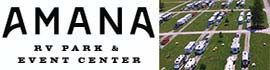 logo for Amana RV Park & Event Center
