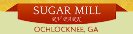 logo for Sugar Mill RV Park