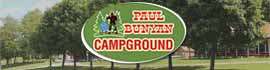 Ad for Paul Bunyan Campground