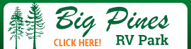 Ad for Big Pines RV Park