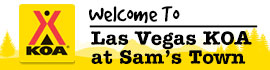 Ad for Las Vegas KOA at Sam's Town