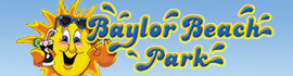 Ad for Baylor Beach Park Water Park & Campground