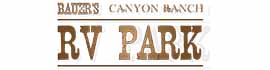 Ad for Bauer's Canyon Ranch RV Park