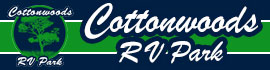 logo for Cottonwoods RV Park
