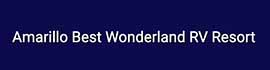 Ad for Amarillo Best Wonderland RV Resort
