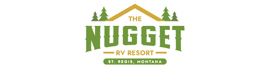 logo for The Nugget RV Resort