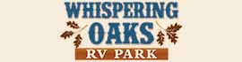 Ad for Whispering Oaks RV Park